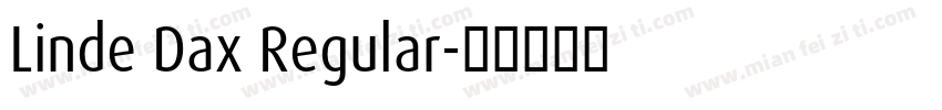 Linde Dax Regular字体转换